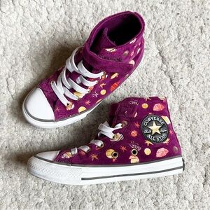 Converse x WONKA Velvet Candy Chuck Taylor All Star Easy High Top Sneakers Sz 12